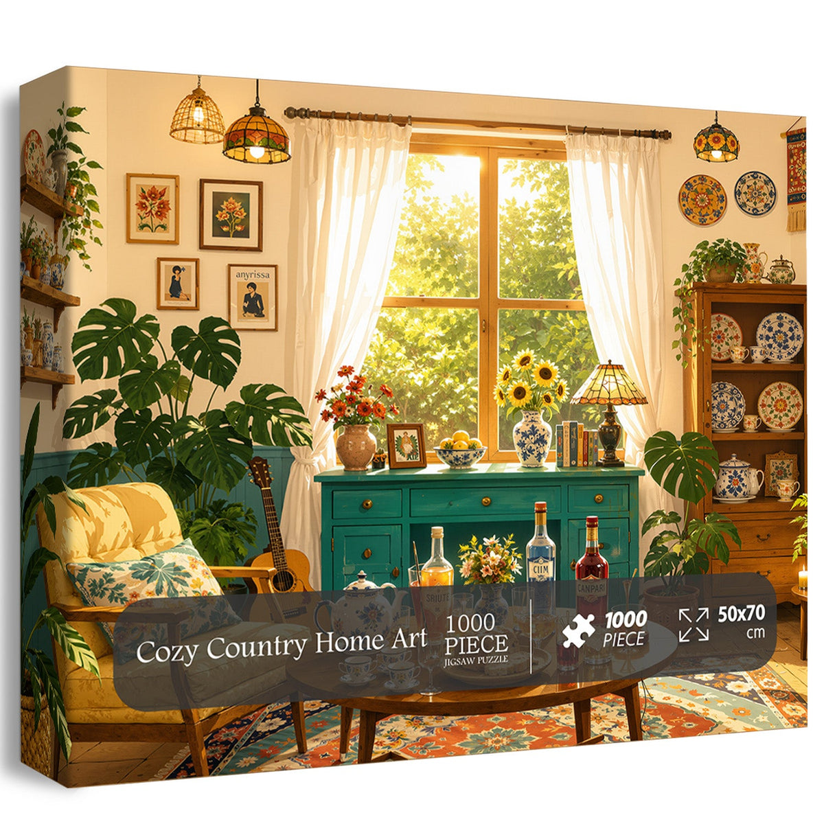 Cozy Country Home Art Jigsaw Puzzle 1000 Pieces