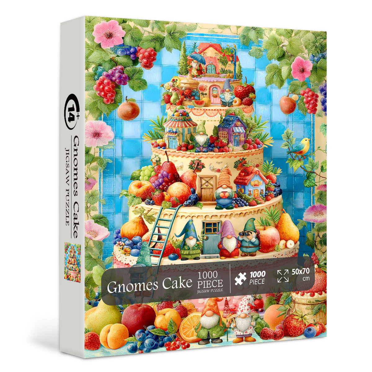 Puzzle Gâteau Gnomes 1000 pièces
