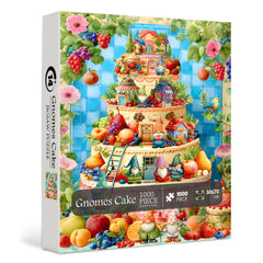Puzzle Gâteau Gnomes 1000 pièces