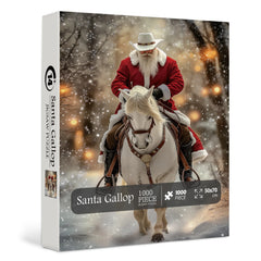 Puzzle de puzzle Santa Gallop 1000 pièces