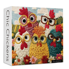 Chicles Chickens Puzzle 1000 pièces