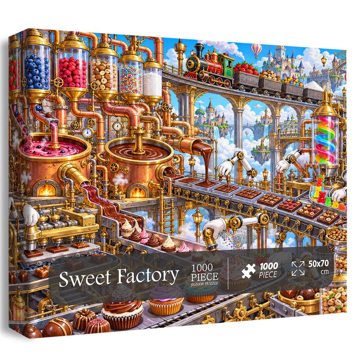 Sweet Factory Jigsaw Puzzle 1000 Pieces