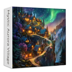 Puzzle del villaggio mistico di Aurora, 1000 pezzi