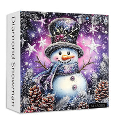 Diamond Snowman Jigsaw Puzzle 1000 Pieces