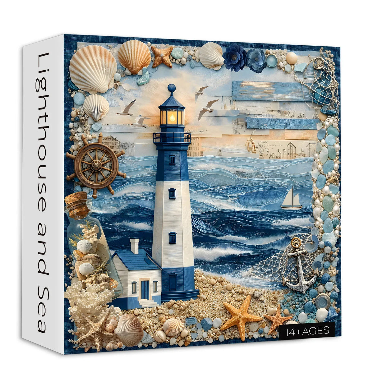 Puzzle Faro e Mare 1000 Pezzi
