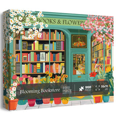 Blooming Bookstore Jigsaw Puzzle 1000 Pieces