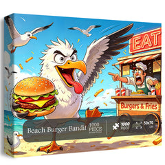Beach Burger Bandit Jigsaw Puzzle 1000 Pieces