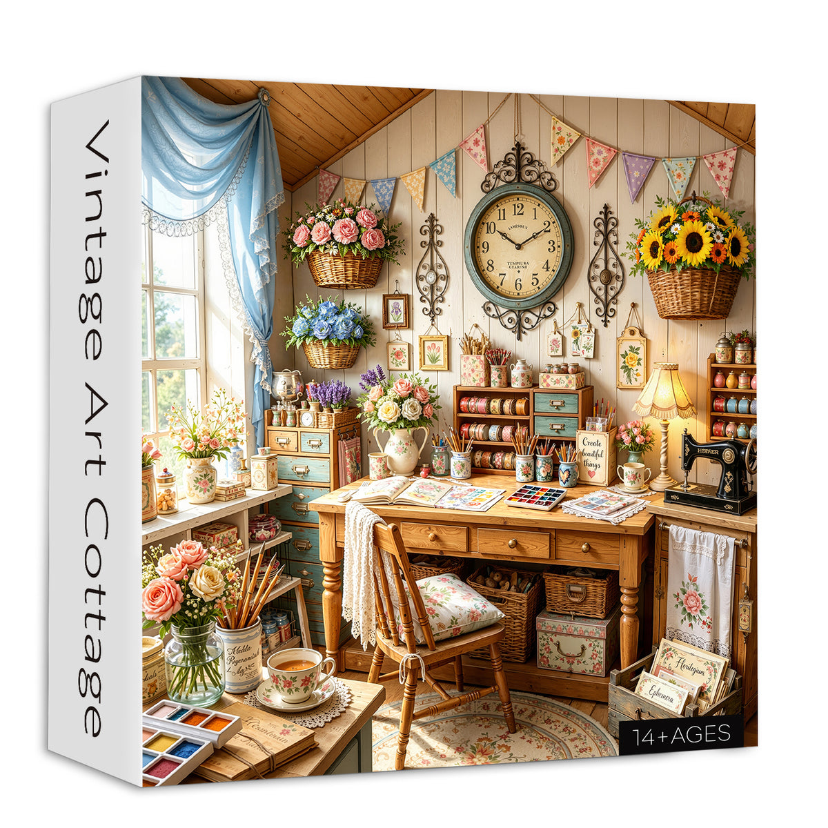 Vintage Art Cottage Jigsaw Puzzle 1000 Pieces