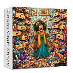 Chaos Craft Shack Jigsaw Puzzle 1000 Pieces