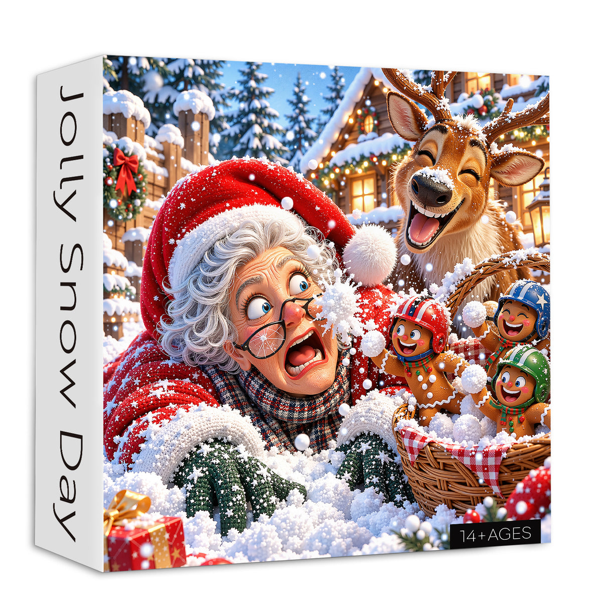 Jolly Snow Day Jigsaw Puzzle 1000 Pieces