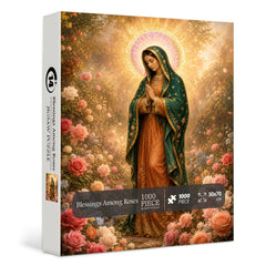 Blessings Among Roses Jigsaw Puzzle 1000 Pieces