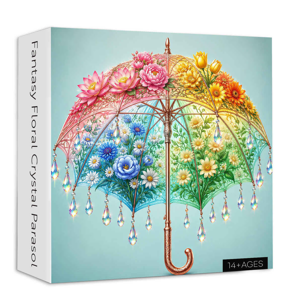 Fantasy Floral Crystal Parasol Jigsaw Puzzle 1000 Pieces