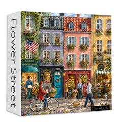 Flower Street Jigsaw Puzzle 1000 Pieces