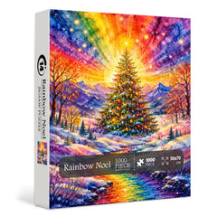 Rainbow Noel Jigsaw Puzzle 1000 Pieces