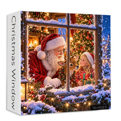 Christmas Window Jigsaw Puzzle 1000 Pieces