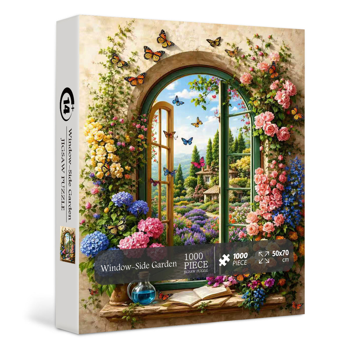 Window-Side Garden Jigsaw Puzzle 1000 Pieces