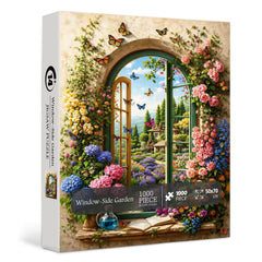 Window-Side Garden Jigsaw Puzzle 1000 Pieces