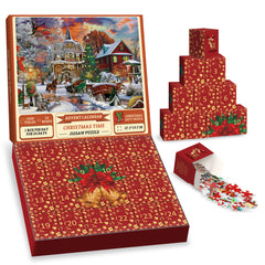 Christmas Time Advent Calendar Jigsaw Puzzle 1000 Pieces