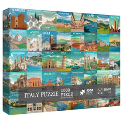 Pickforu® Italien Landschaften Puzzle 1000 Teile