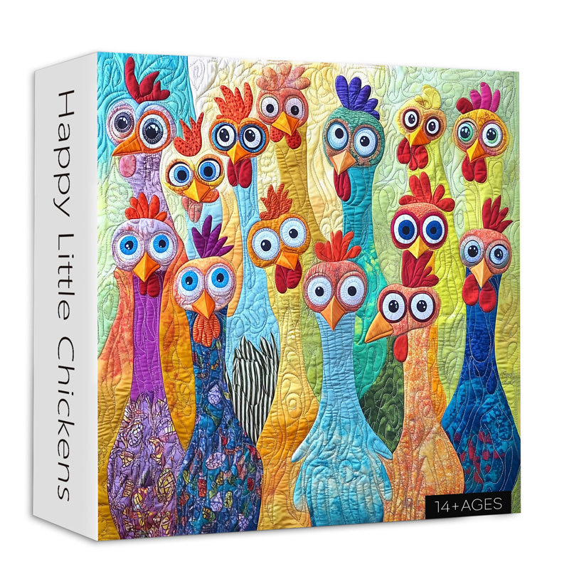 Happy Little Chickens Puzzle 1000 pièces