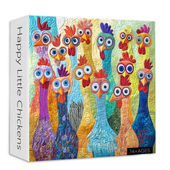 Happy Little Chickens Puzzle 1000 pièces