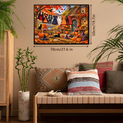 Maple Halloween Cottage Jigsaw Puzzle 1000 Pieces