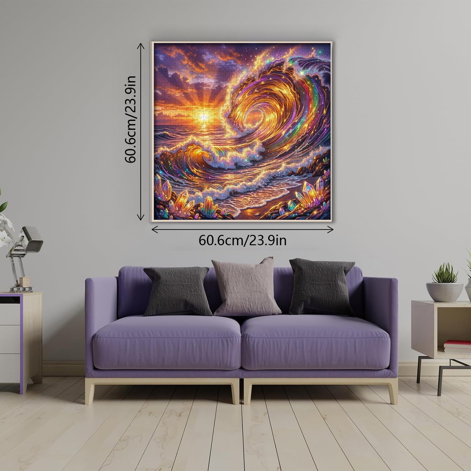 Puzzle L'alba dei cristalli 1000 pezzi