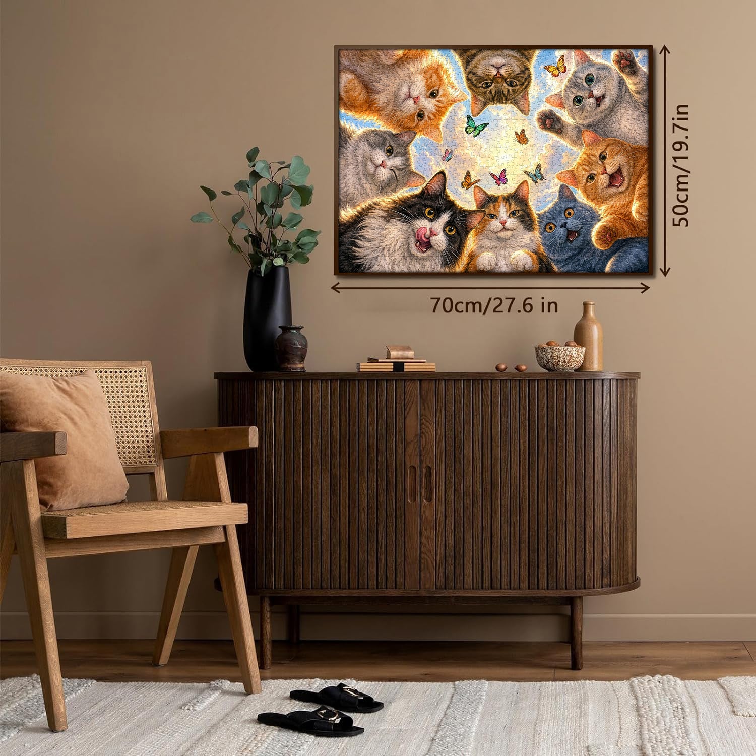 Furry Friends Kreispuzzle 1000 Teile