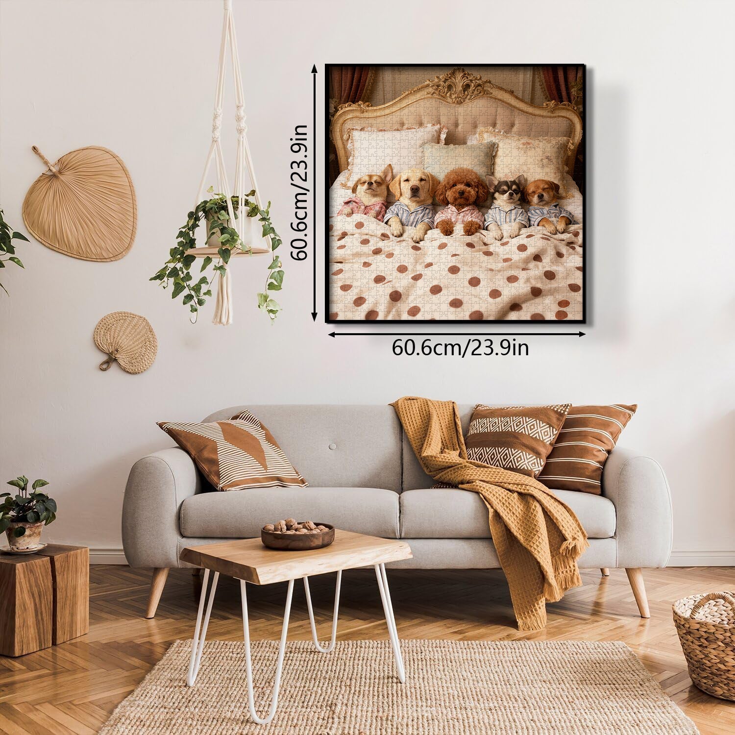 Snoozing Pup Posse Jigsaw Puzzle 1000 Pieces