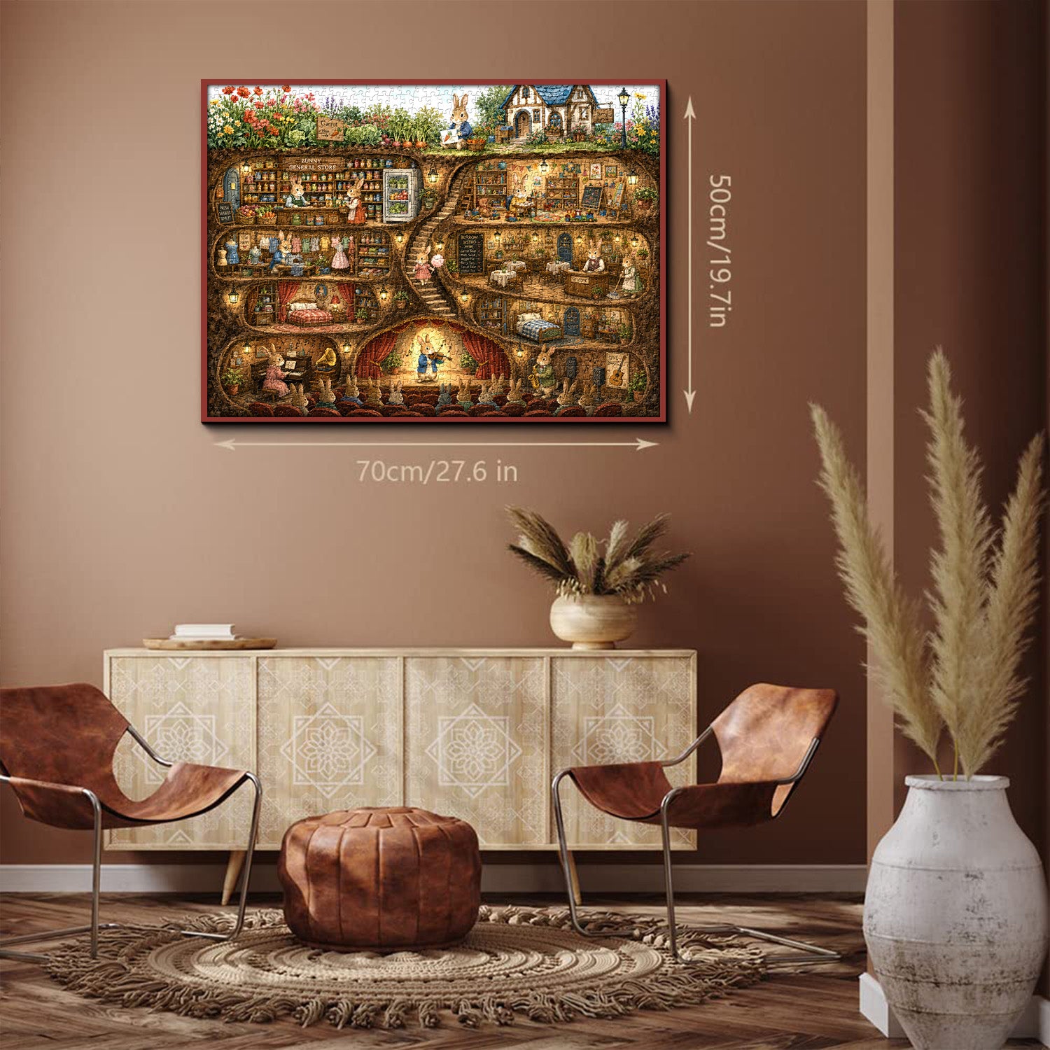 Bunny Burrow Village Jigsaw Puzzle 1000 Pieces