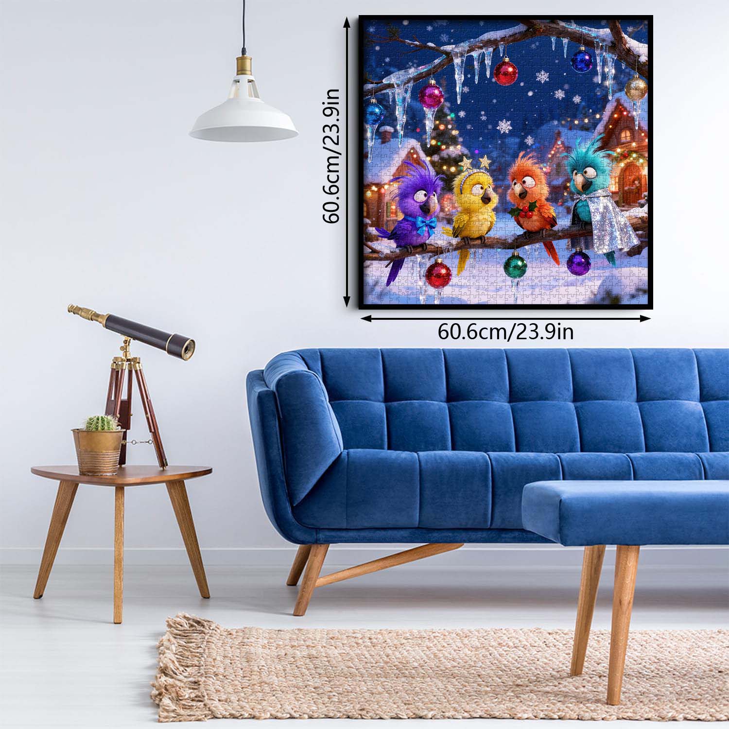 Colorful Birds Workshop Jigsaw Puzzle 1000 Pieces