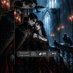 Nocturnal Vow Lovers Jigsaw Puzzle 1000 Pieces