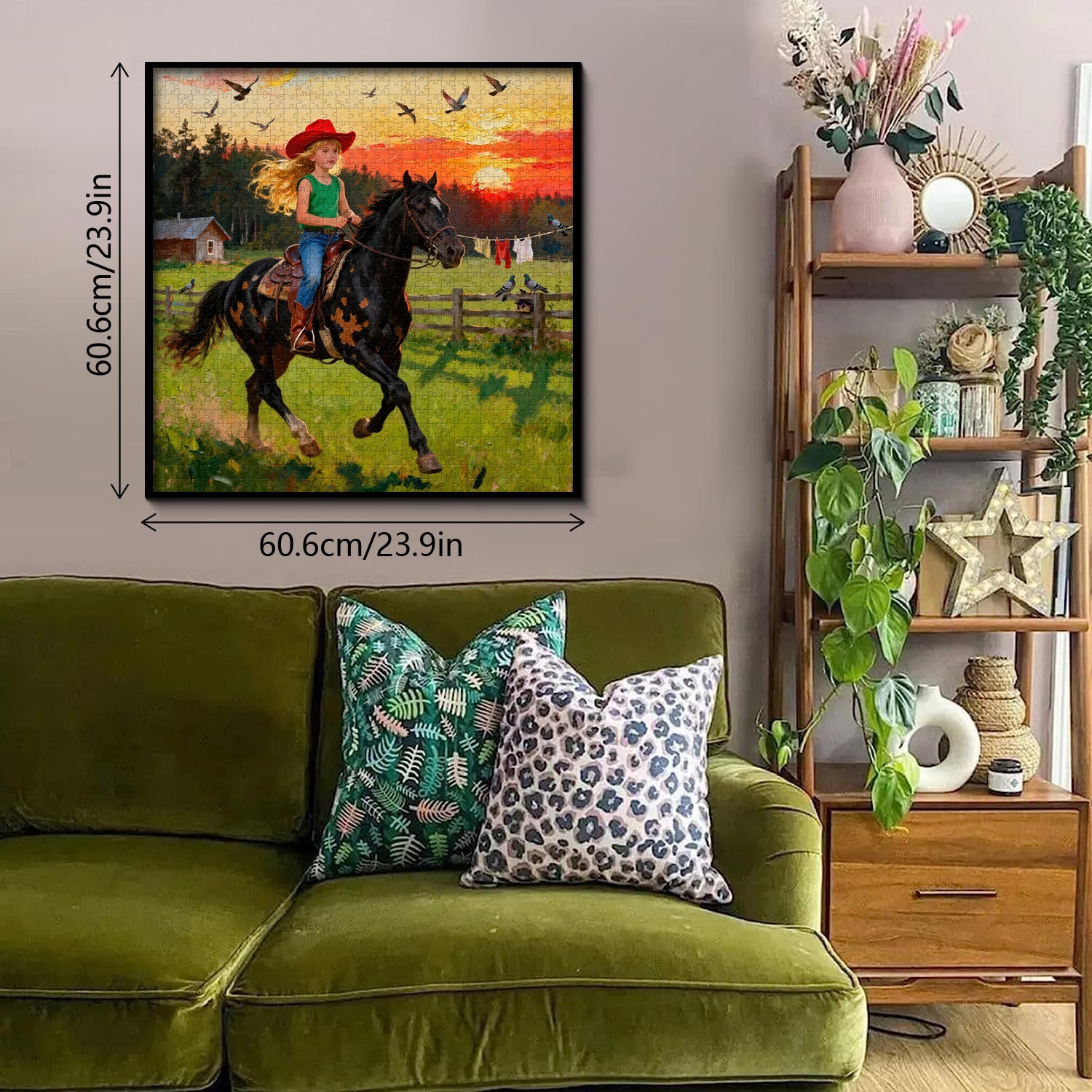 Galloping à Dusk Jigsaw Puzzle 1000 pièces