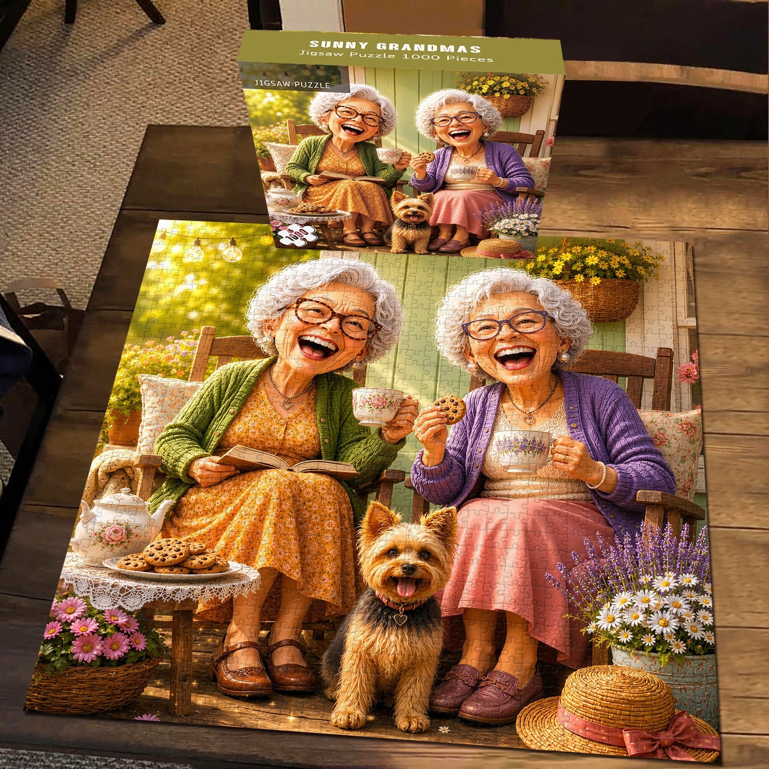 Sunny Grandmas Jigsaw Puzzle 1000 Pieces