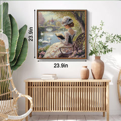Riverbank Book Retreat Jigsaw Puzzle 1000 Pieces
