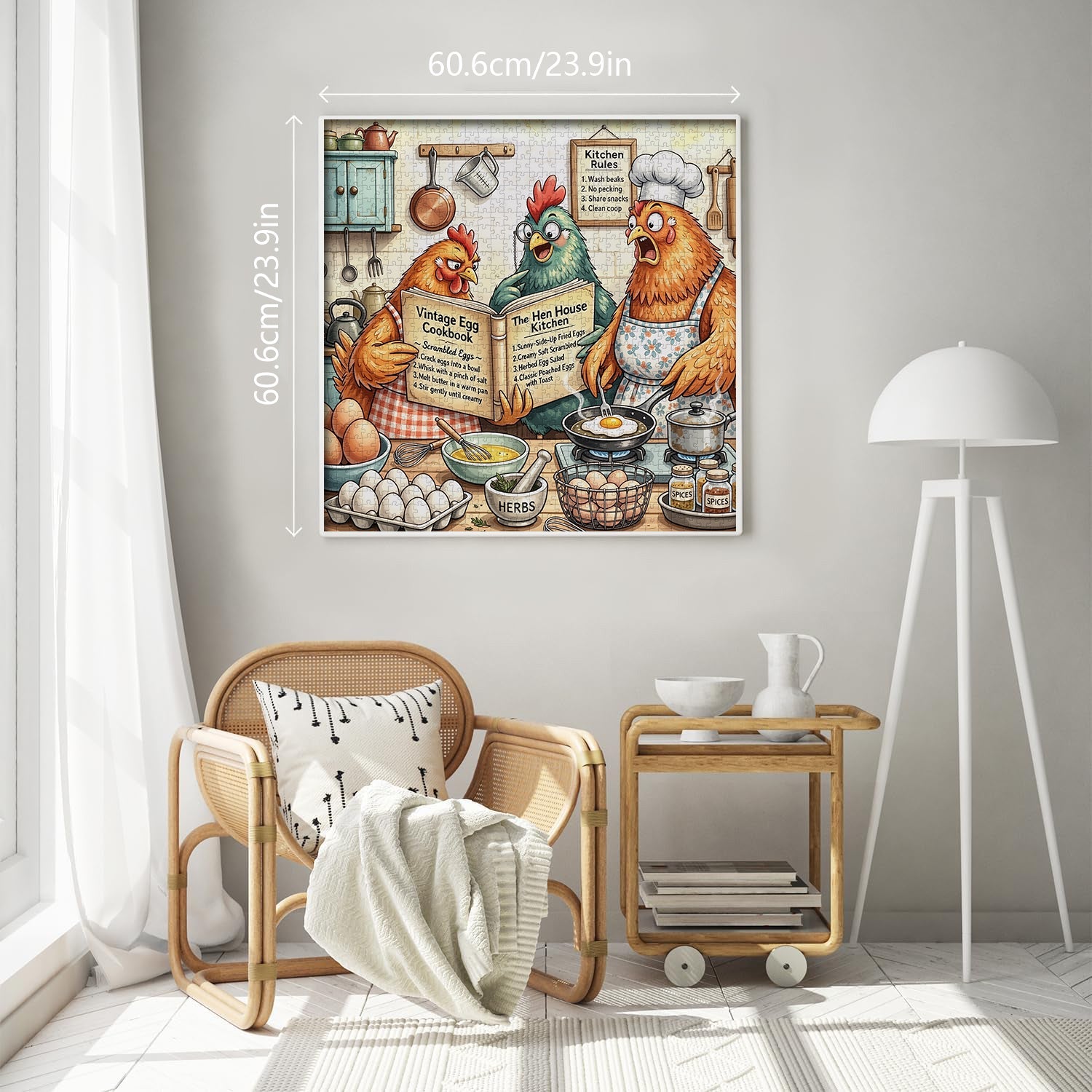 Cluck Cookery Jigsaw Puzzle 1000 Pieces
