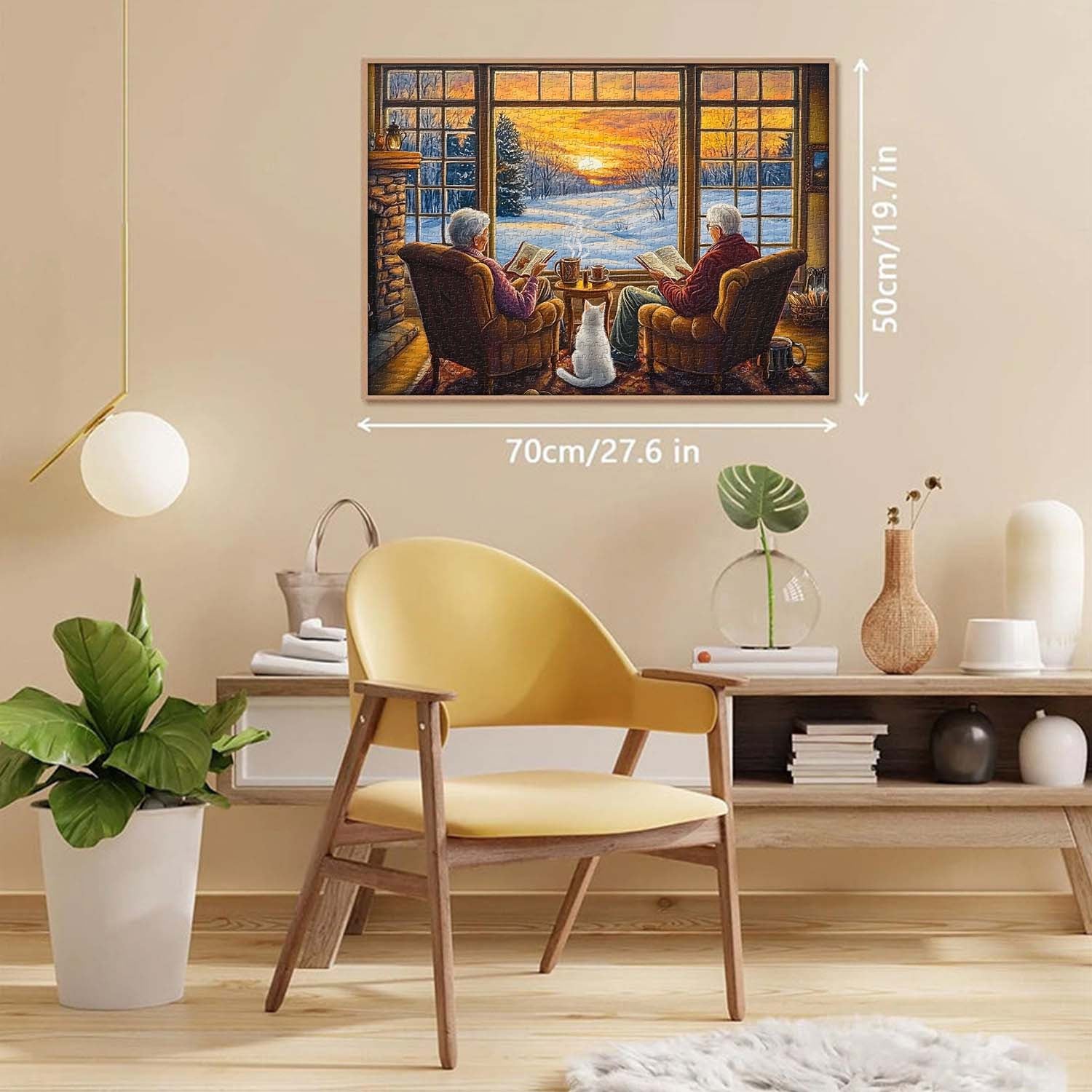 Fireside Warmth Jigsaw Puzzle 1000 Pieces