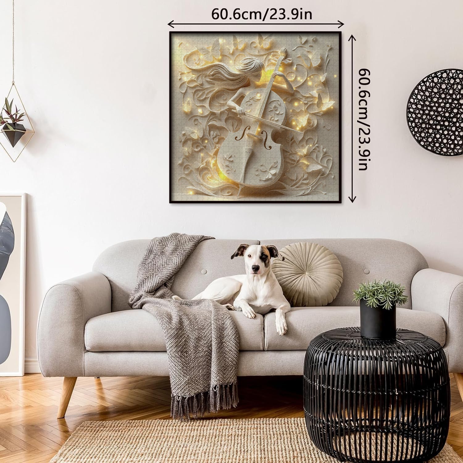 Puzzle di carta con melodia di farfalle, 1000 pezzi