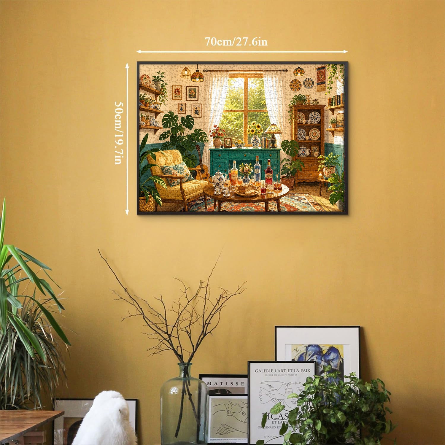 Cozy Country Home Art Jigsaw Puzzle 1000 Pieces