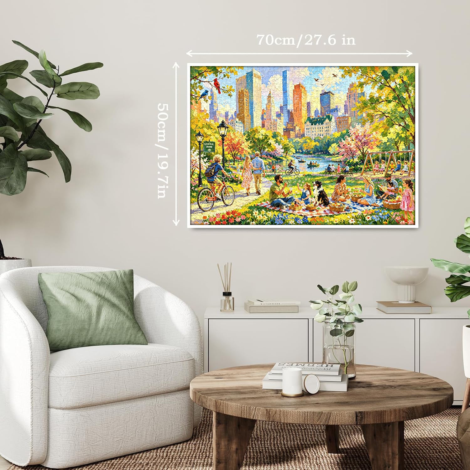 Sunny Central Park Jigsaw Puzzle 1000 Pieces