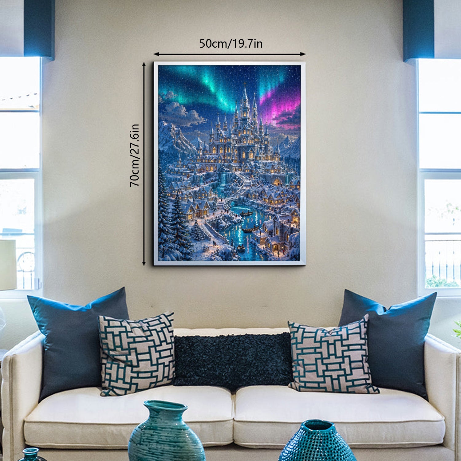 Aurora Fortress Jigsaw Puzzle 1000 Pieces