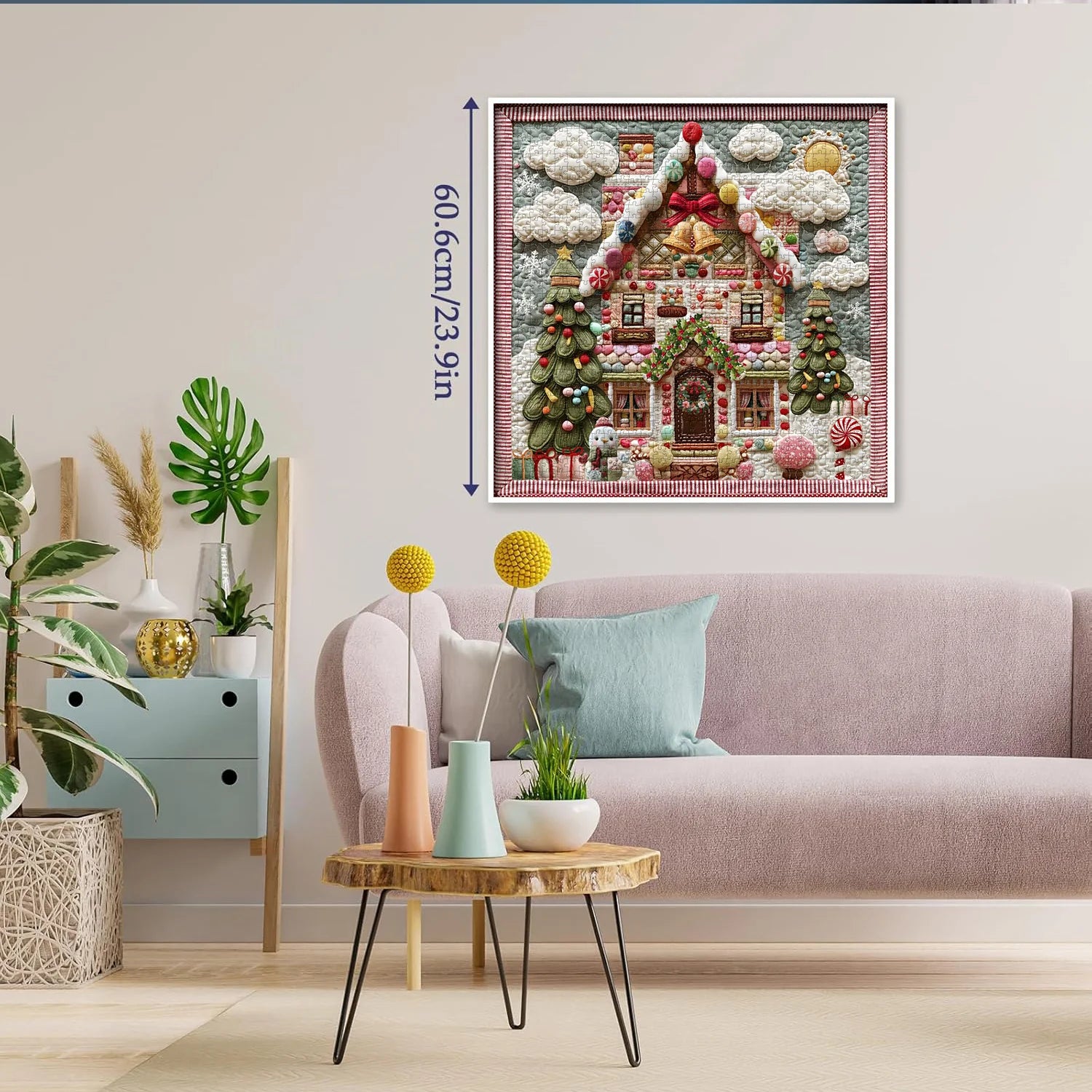 Candy Gingerbread House Jigsaw Puzzle 1000 Piece