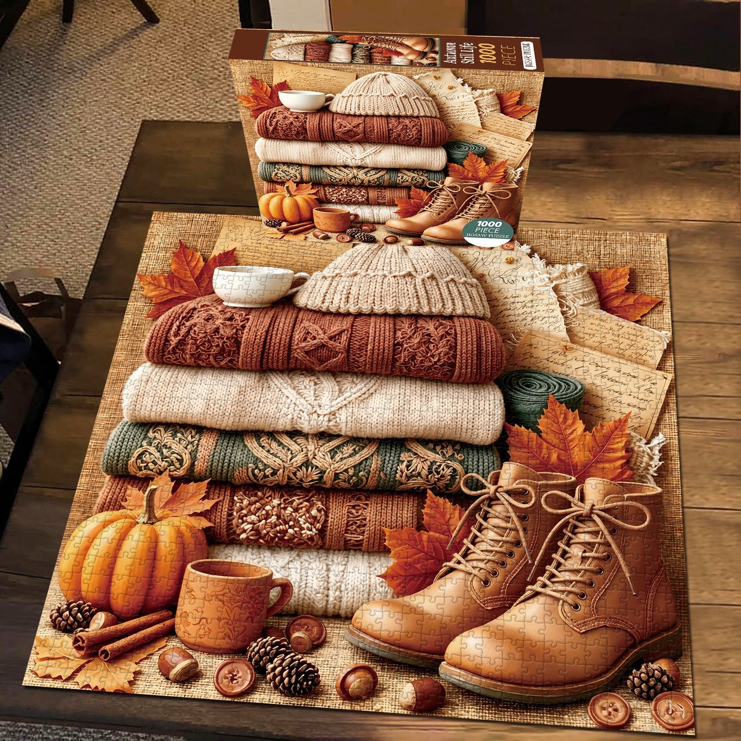 Herbst-Stillleben-Puzzle 1000 Teile