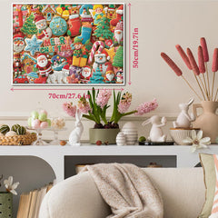 Dolce puzzle di Natale 1000 pezzi