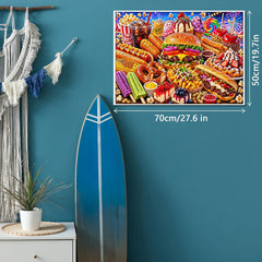 Carnival Food Fiesta Jigsaw Puzzle 1000 Pieces
