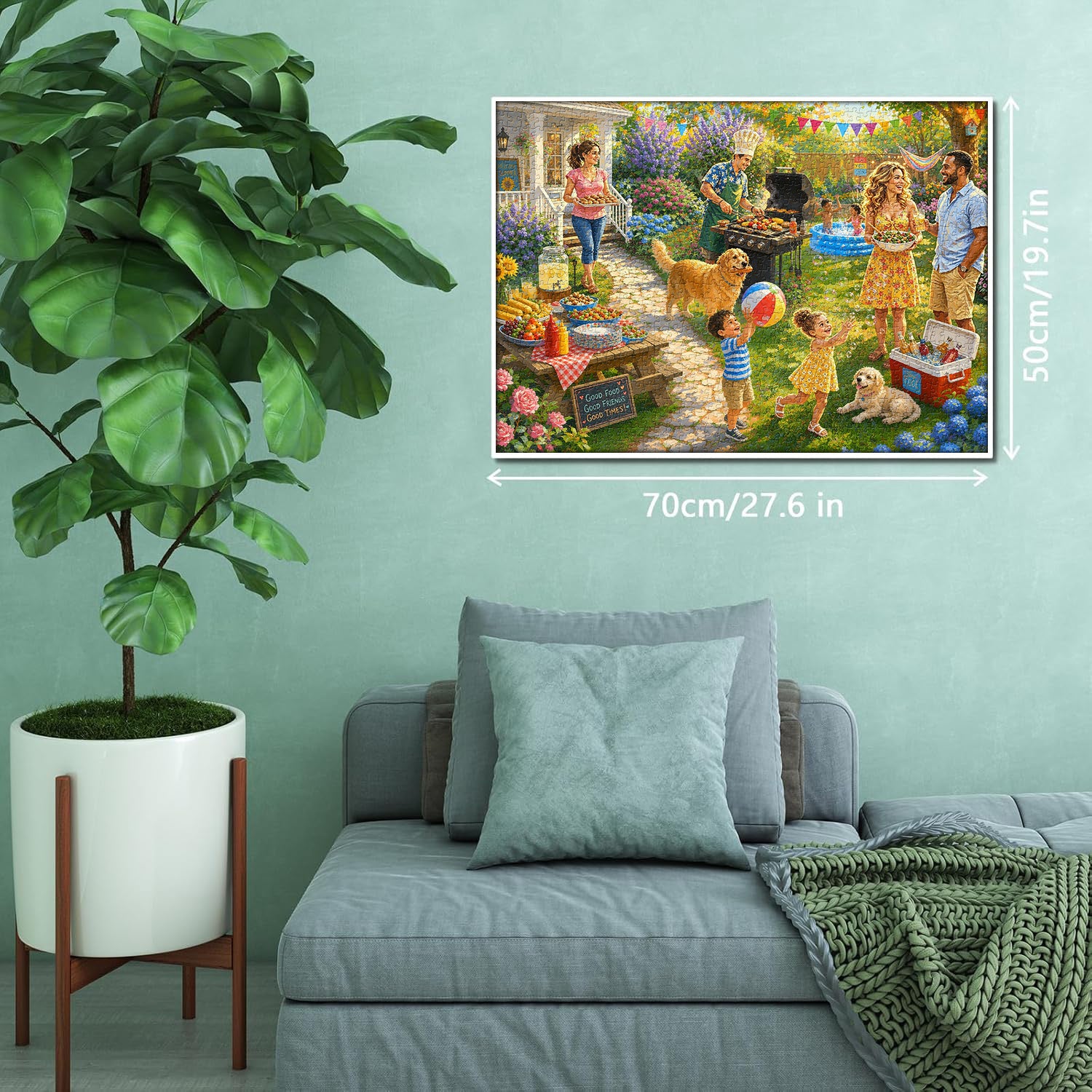 Summer Gathering Jigsaw Puzzle 1000 Pieces