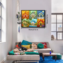 Whimsical Cottages Jigsaw Puzzle 1000 Pieces