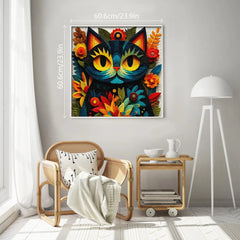 Color Bloom Cat Jigsaw Puzzle 1000 Pieces