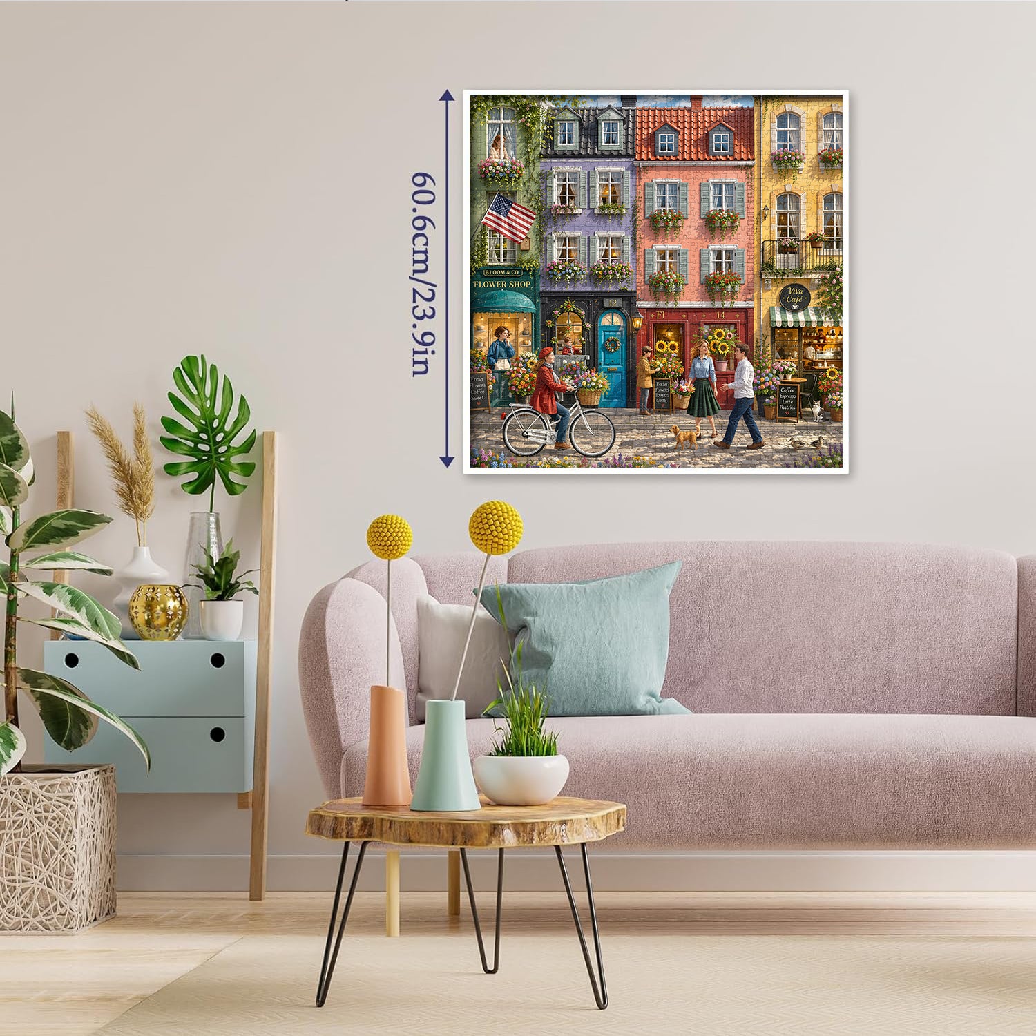 Flower Street Jigsaw Puzzle 1000 Pieces