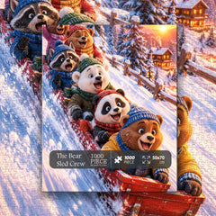 The Bear Sled Crew Jigsaw Puzzle 1000 Pieces